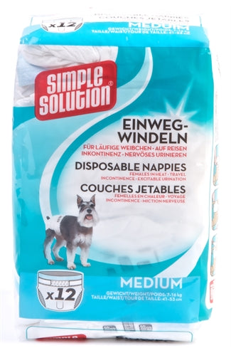 Simple Solution Einfache LÃ¶sung Einweg-Hundewindel