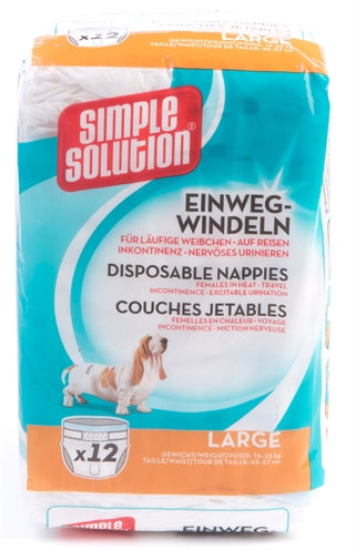 Simple Solution Einfache LÃ¶sung Einweg-Hundewindel