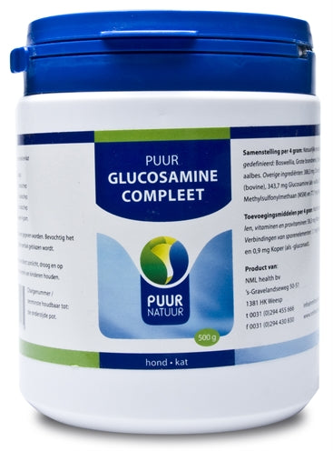 Puur Natuur Naturreines Glucosamin Extra (Komplett) FÃ¼r Hund Und Katze