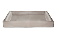 Bia Bett Kunstlederbezug Hundekorb Taupe