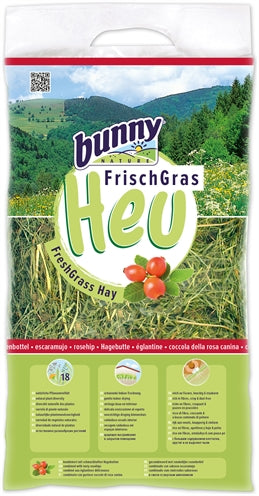 Bunny Nature Hase NatÃ¼rliches Frisches Grasheu Mit Hagebutte