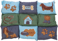 Trixie Hundekissen Patchwork Blau / GrÃ¼n