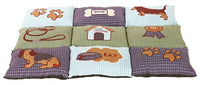 Trixie Hundekissen Patchwork Blau / GrÃ¼n