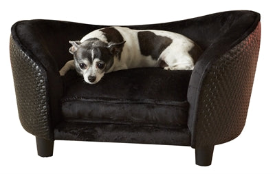 Enchanted Pet Verzaubertes Hundekorb-Sofa Ultra-PlÃ¼sch-Kuschelgeflecht Braun