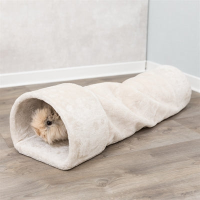 Trixie Spiel Tunnel Kaninchen / Meerschweinchen PlÃ¼sch Beige