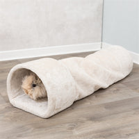Trixie Spiel Tunnel Kaninchen / Meerschweinchen PlÃ¼sch Beige