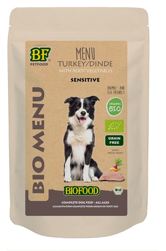 Bf Petfood Bio-Hundefutter Truthahn-MenÃ¼-Beutel