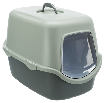 Trixie Be Eco Recyceltes Katzenklo Vico Mit Haube Anthrazit/GrÃ¼n
