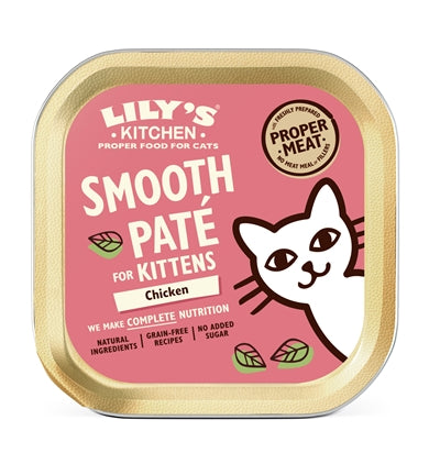 Lily's Kitchen Katze KÃ¤tzchen Glatt Pastete Huhn
