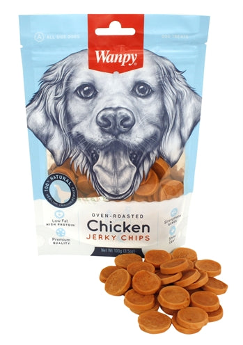 Wanpy OfengerÃ¶stete HÃ¼hnerfleisch-Chipswanpy Jerky