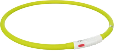 Trixie Leuchthalsband Hund Usb Silikon Wiederaufladbar GrÃ¼n