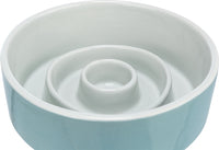 Trixie Slowfeeding Keramik Grau/Blau