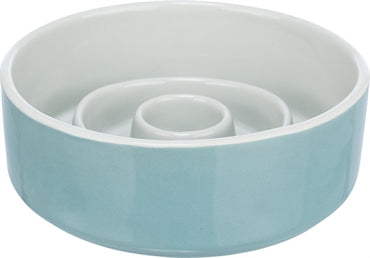 Trixie Slowfeeding Keramik Grau/Blau