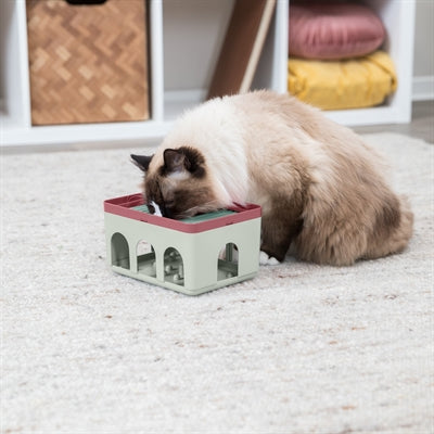 Trixie Katze AktivitÃ¤t Stab Box Weiss / Bordeaux