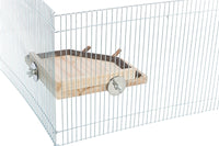 Trixie Mit Sitzstangen Holz Natur