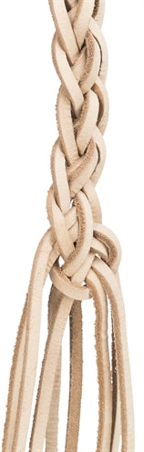 Trixie SchnÃ¼rsenkel Leder Mit Holzperlen Natur
