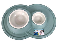 Happy Pet Mad About Pets Fress-/Trinknapf Vulcano Double SalbeigrÃ¼n