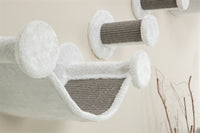 Trixie Cat Kletterset FÃ¼r Wand 4 Kletterstellen Weiss/Grau