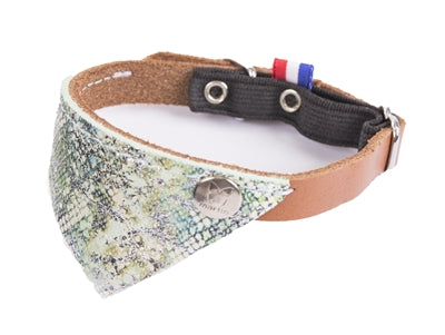 Martin Katzenhalsband Malibu GrÃ¼n / Braun