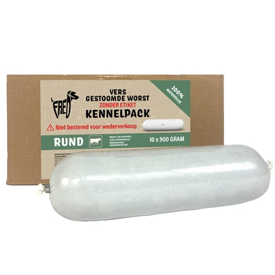 Freds GedÃ¤mpfte Frischfleischwurst Kennelpack Rindfleisch Weizen- Und Glutenfrei