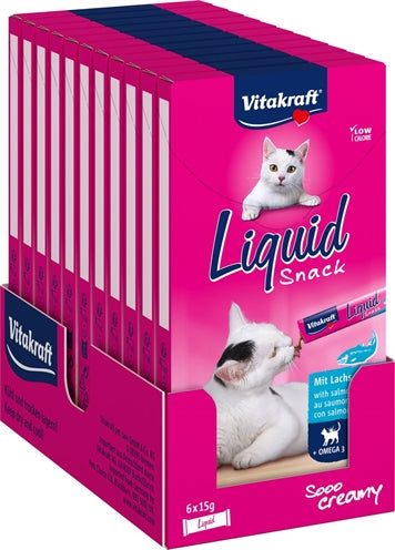 Vitakraft Cat Cat FlÃ¼ssiger Snack Lachs &Amp; Omega