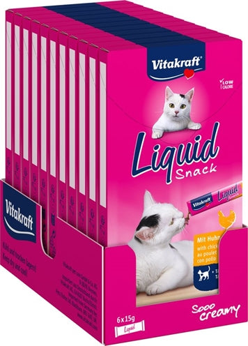 Vitakraft Katze FlÃ¼ssiger Snack Huhn &Amp; Taurin