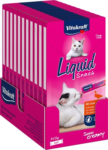 Vitakraft Katze FlÃ¼ssiger Snack Ente &Amp; B-Glucan