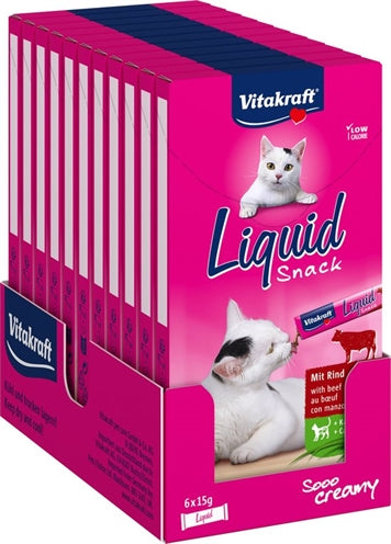 Vitakraft Katze FlÃ¼ssiger Snack Rindfleisch &Amp; Inulin