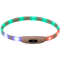 Trixie Leuchtendes Hundehalsband Usb Silikon Wiederaufladbar Multicolour