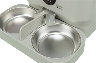 Trixie Futter-/Trinkschale Doppelt FÃ¼r #24347 Kunststoff/Edelstahl Weiss
