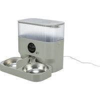 Trixie Futter-/Trinkschale Doppelt FÃ¼r #24347 Kunststoff/Edelstahl Weiss