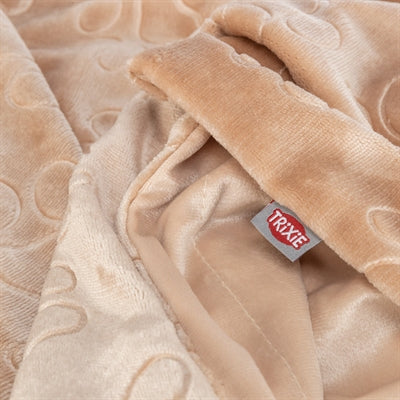 Trixie Hundedecke Barry Soft PlÃ¼sch Beige