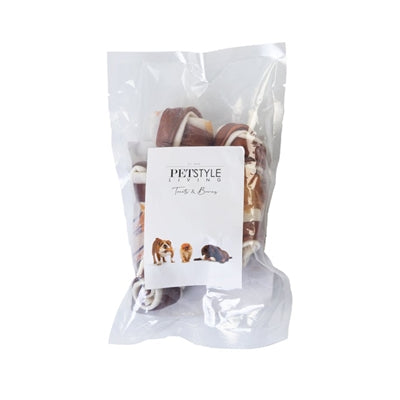 Petstyle Living Geknotet Knochen Mehrfarbig Mit Huhn