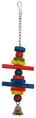 Happy Pet FrÃ¶hliche MÃ¼tze Vogel Spielzeug Sternschnuppe Holz